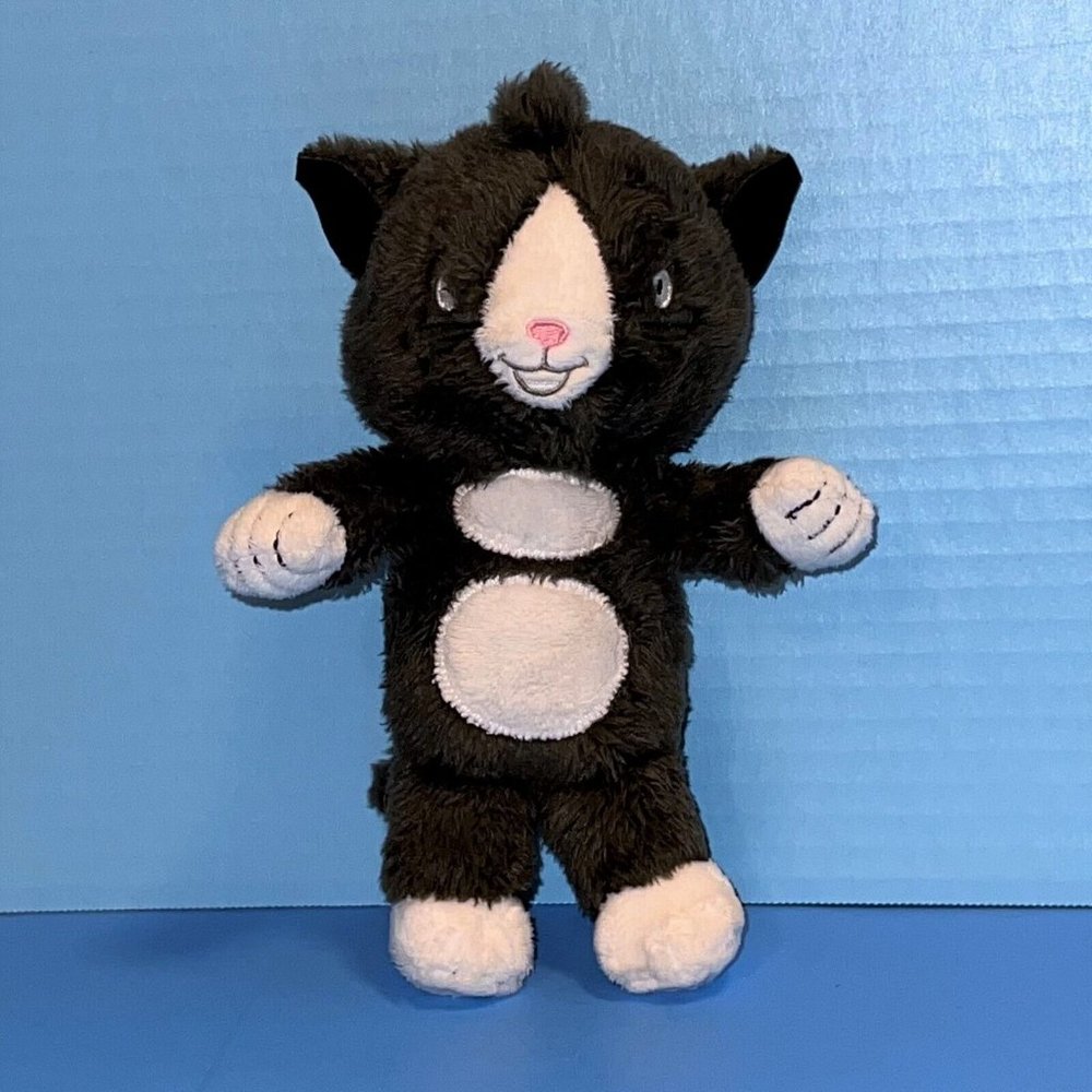 Merrymakers If You Give A Cat A Cupcake Gray White Kitty 8" Plush Stuffed Animal